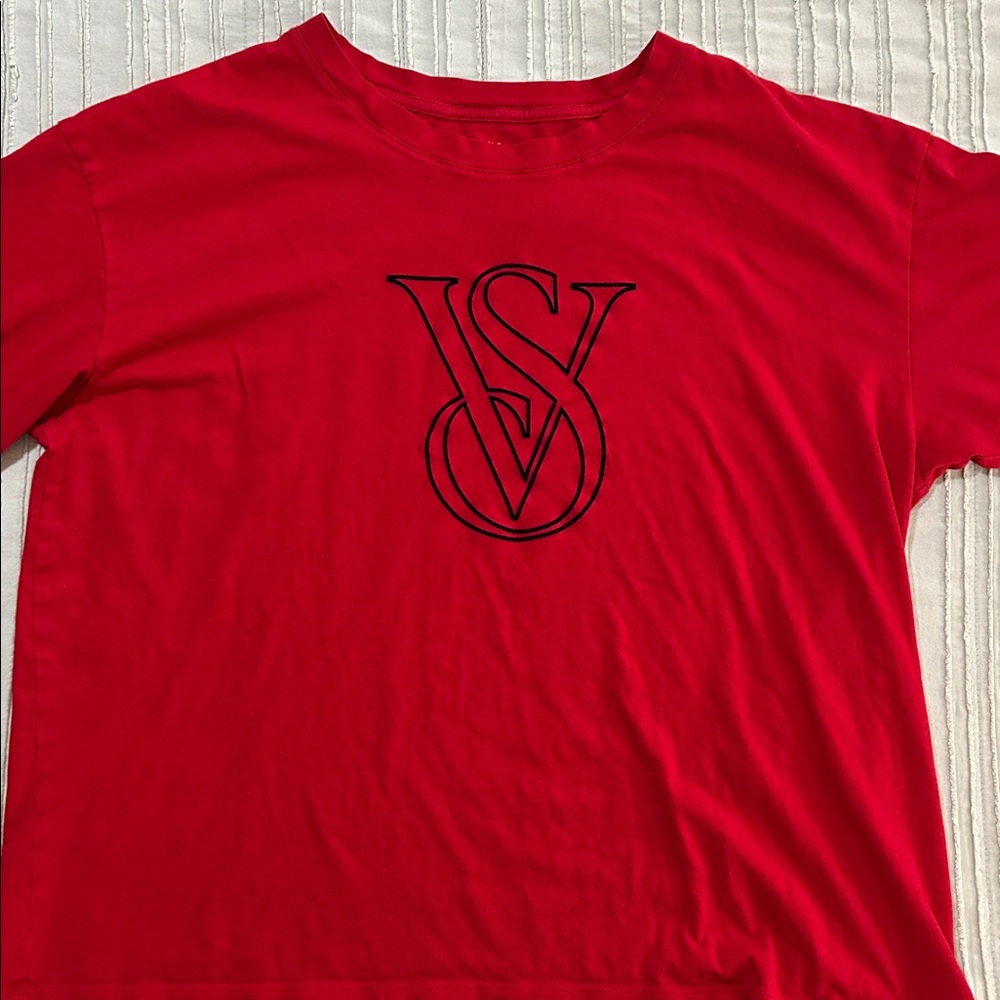 Victoria's Secret Red PJ Top Set - Picture 2 of 13